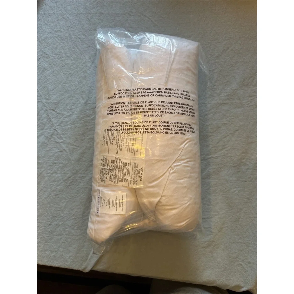 Pottery Barn 200 Thread Count Down Feather Lumbar Pillow Insert 16